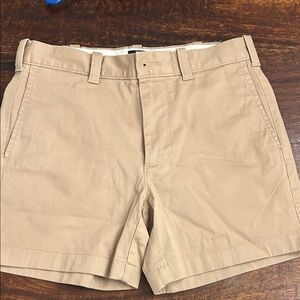 J. Crew Men's Tan Flat Front Shorts